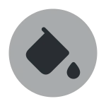 Bucket Circle SVG Icon